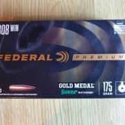 308 federal gold 2025 medal match 175gr