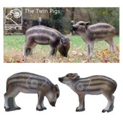 SRT - 2 CIBLES 3D TWIN PIGS