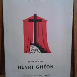 Henri Brochet. Henri Gheon.