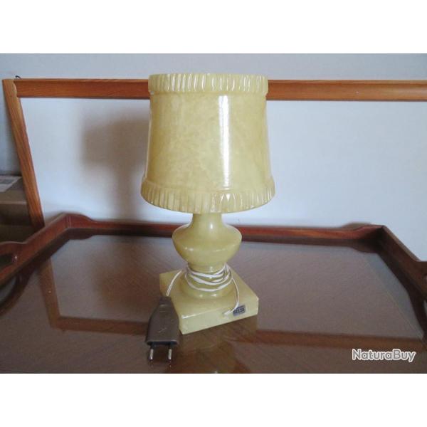 Vintage - Ancienne Lampe Herna Alabastros - Albtre Espagne (1950/1970)