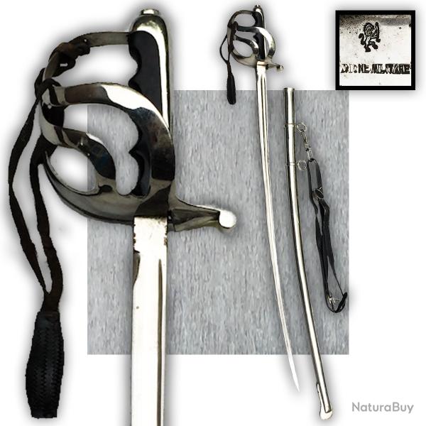 TRES BEAU & LUXUEUX SABRE PALASH ITALIEN AVEC DRAGONNE & BAUDRIER LAME GRAVE WW1 ORIGINAL 4