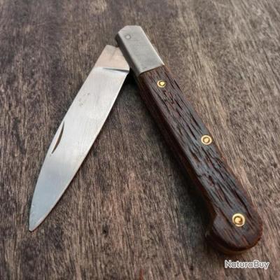 Couteau à Sculpter Sur Bois Gwoodworking – Lame 2 – Manche Brésilien Kingwood & Goncalo Alves