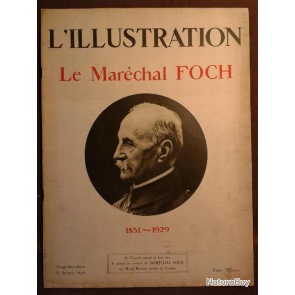 L'illustration Le Marchal Foch 1851 - 1929