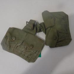 (A5) Paire de porte chargeur englais enfield WW2 seconde guerre mondiale 39/45 GB