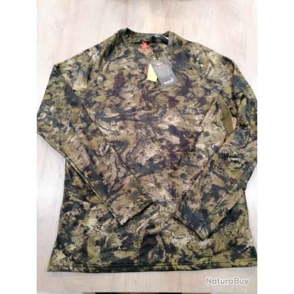 Tee shirt manche longue seeland active camo