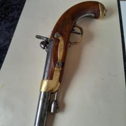 pistolet  modele 1822 manufacture royale de tulle