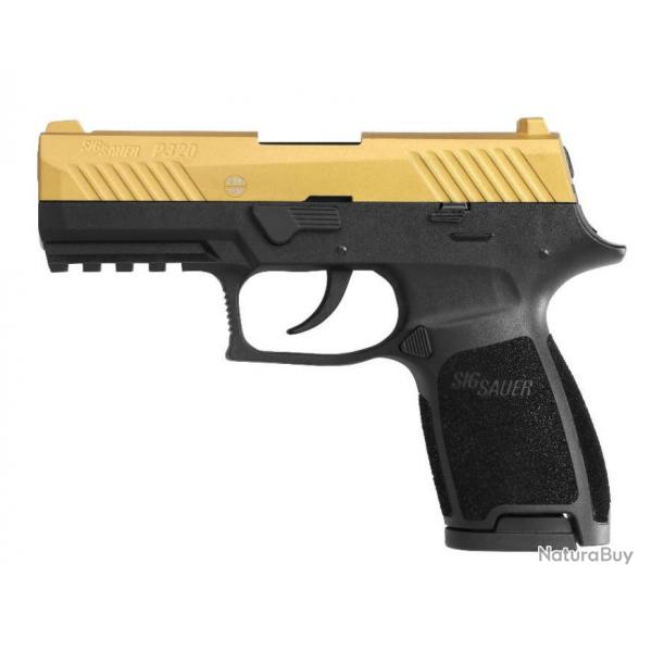 Pistolet  blanc SIG SAUER P320 noir 9mm P.A.K. Gold