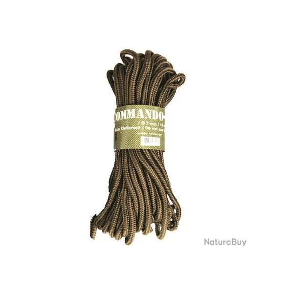 Corde commando Miltec - 15m Beige 7mm