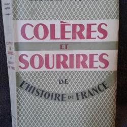 Livre Colères et sourires de l'histoire de France 1947 Georges Pignal