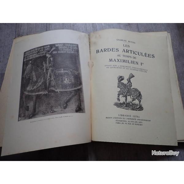Livre Les Bardes articules au temps de Maximilien 1er de Charles Buttin