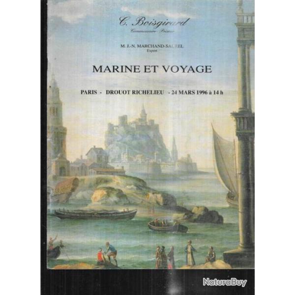 marine et voyage catalogue vente aux enchres 1996 boisgirard
