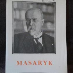 Livre Masaryk 1929 Donald A. Lowrie