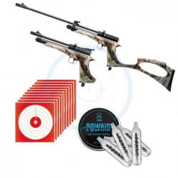Wahoo! Pistolet Carabine ARTEMIS CP2 CAMO cal. 4,5 mm 6 joules CO2 + 500 Plombs + 5 Co2 + 10 cibles