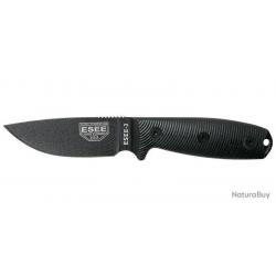 Couteau fixe - ESEE-3 - Noir ESEE - E3PMB001