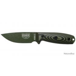 Couteau fixe - ESEE-3 - Lame Verte ESEE - E3PMOD003