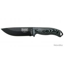 Couteau fixe - ESEE-5 - Lame Noire - Gris/Noir ESEE - E5PB002