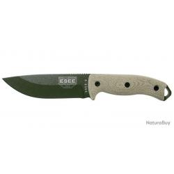 Couteau fixe - ESEE-5 - Lame Verte - Vert clair ESEE - E5POD017