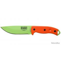 Couteau fixe - ESEE-3 - Lame Venom Green - Pommeau modifi? ESEE - EE3PMVG