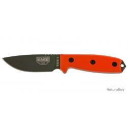 Couteau fixe - ESEE-3 - Lame Verte - Orange ESEE - EE3POD