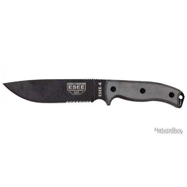 Couteau fixe - ESEE-6 - Lame Noire ESEE - EE6SB