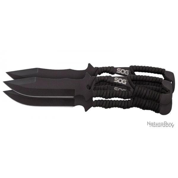 Couteau fixe - Throwing Knives - Pack de 3 SOG - SGFT041TN