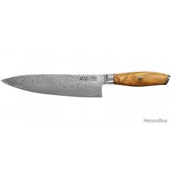 Couteau de chef - Damas 10Cr - Couteau Chef WUSAKI - WUDORC20