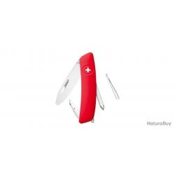 Couteau suisse - J02 Junior avec anneau, rouge SWIZA - ZJ02RA