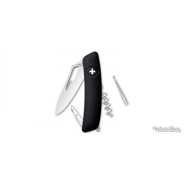 Couteau suisse - H01R, noir SWIZA - ZSH01RN