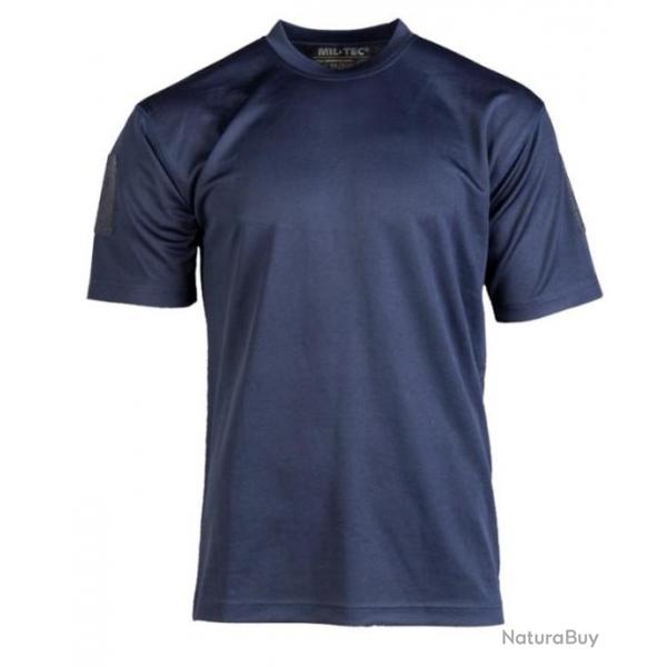 T-Shirt de sport QuickDry respirant bleu