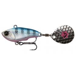 Leurre Savage Gear Fat Tail Spin 6,5cm 16g BLUE SILVER PINK
