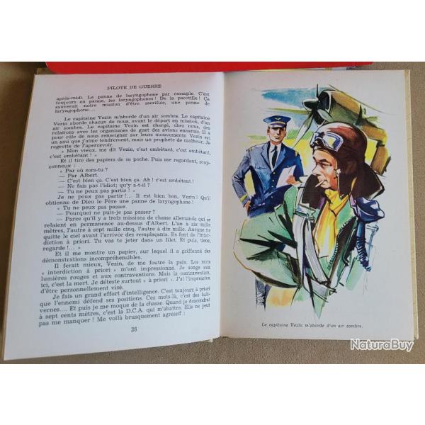 SAINT-EXUPERY - Pilote de Guerre (1957) - trs belle dition illustre