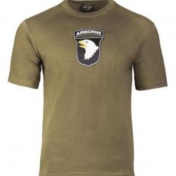 T-Shirt 101st Aéroportée de l'armée Américaine vert