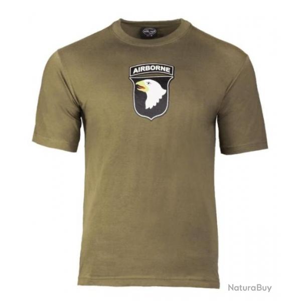 T-Shirt 101st Aroporte de l'arme Amricaine vert
