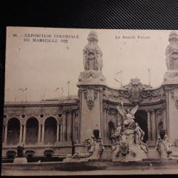carte postale ancienne le grand palais Marseille