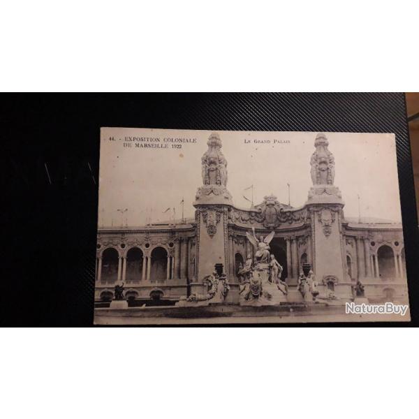 carte postale ancienne le grand palais Marseille