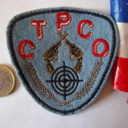écusson obsolète collection vintage Club de tir Côte-d'Or (CTPCO)