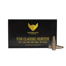 OGIVES SANS PLOMB FOX CLASSIC HUNTER 9 MM (.358) 200 GR - 50 PIECES