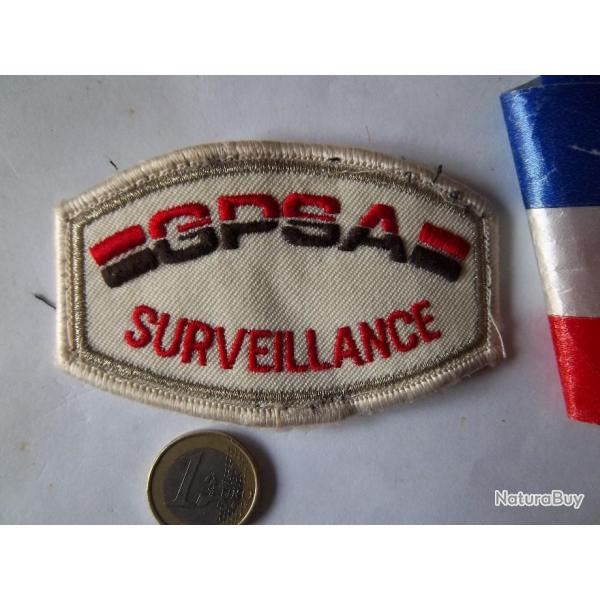 cusson collection vintage insigne GPSA surveillance