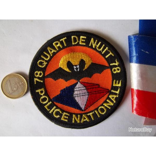 cusson obsolte ! police nuit Yvelines insigne collection