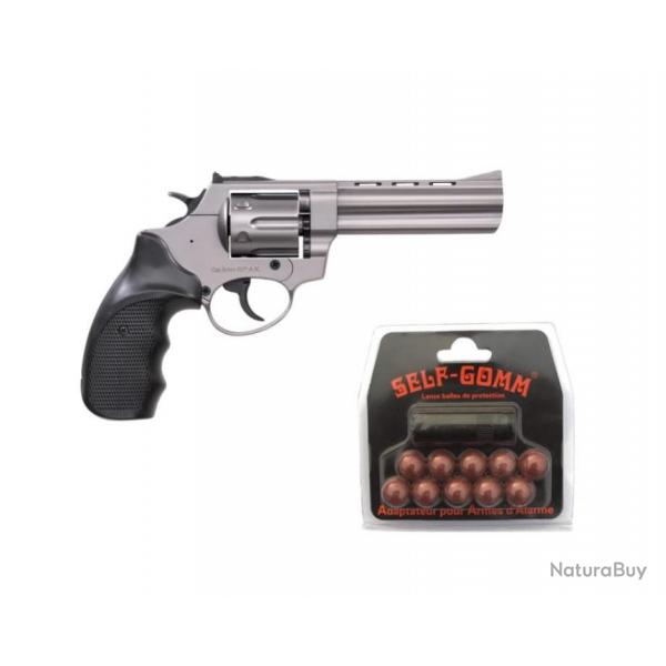 Revolver Viper 4.5" Fum 9mm RK + adaptateur SAPL Gomm Cogn M10X150