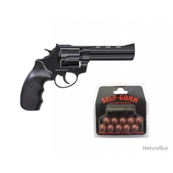 Revolver Viper 4.5" Noir 9mm RK + Adaptateur SAPL Gomm Cogn M10X150