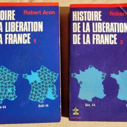 MILITARIA: Histoire de la Libération Française (2 Volumes) - Robert ARON (1959)