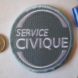 écusson service civile insigne tissu collection