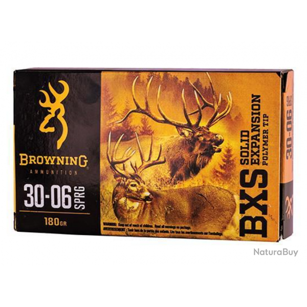 Balles De Chasse Browning BXS Calibre 30.06