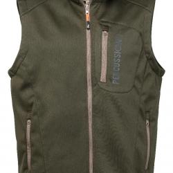 Gilet Sans Manches Softshell Percussion Kaki