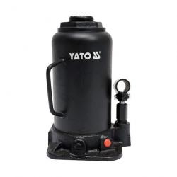 Cric à bouteille hydraulique Yato YT-17007 capacité 20 tonnes couleur noir