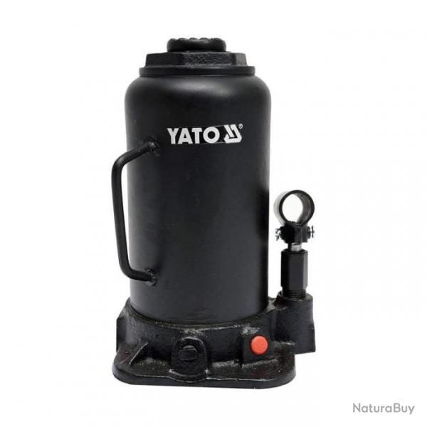Cric  bouteille hydraulique Yato YT-17007 capacit 20 tonnes couleur noir