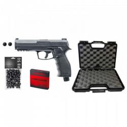 T4E Pistolet HDP 50 de défense (100 BILLES, 5 CART CO2, MALLETTE) 