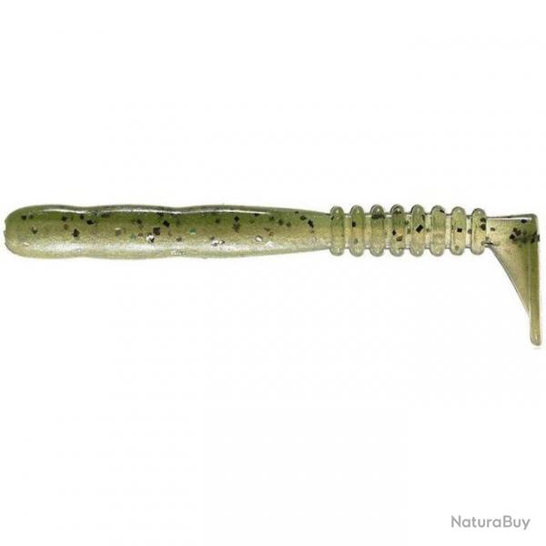 Leurre Souple Reins Rockvibe Shad 3" 7,6Cm DOS VERT