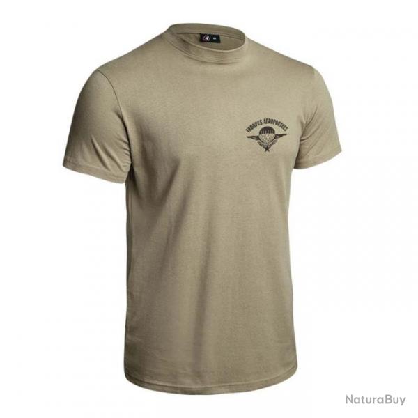 T shirt Strong Troupes aroportes tan TAN